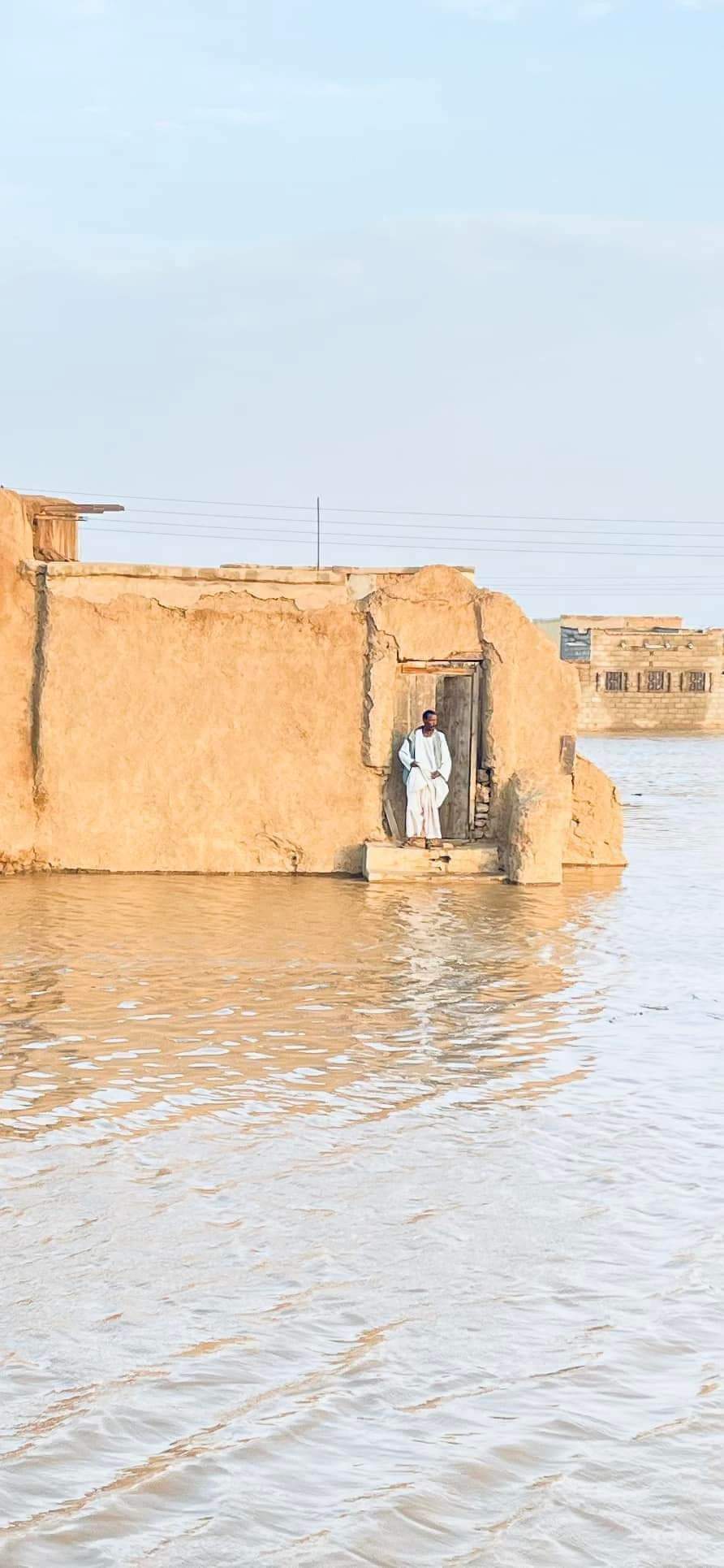السيول تدمر مدينة طوكر، شرق السودان